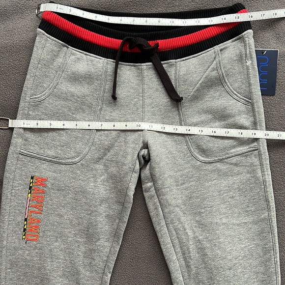 NWT UMD Terps Sweatpants Jogger Sweat Pants University Maryland Womens M - Picture 7 of 17